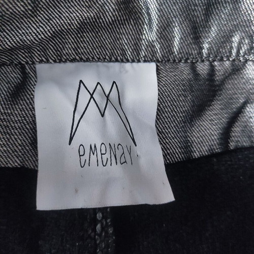 Emenay snake texture pants new, size S, gray silver