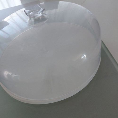 Plastic cake cover used, transparent lid 30cm diameter