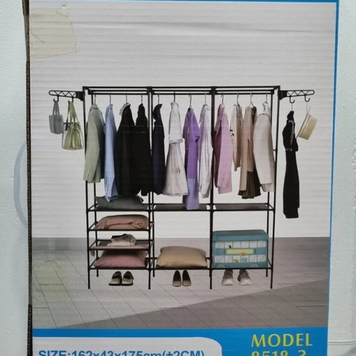 Multipurpose metal shelving unit new