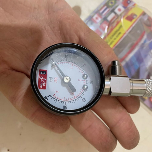 Autogauge tyre pressure gauge barometer like new