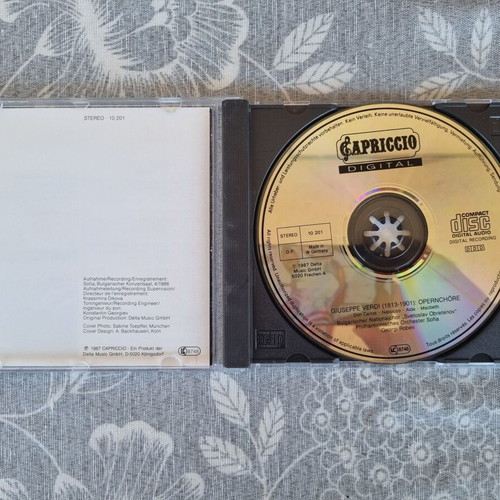 Giuseppe Verdi Opernchore CD like new, classic opera choruses