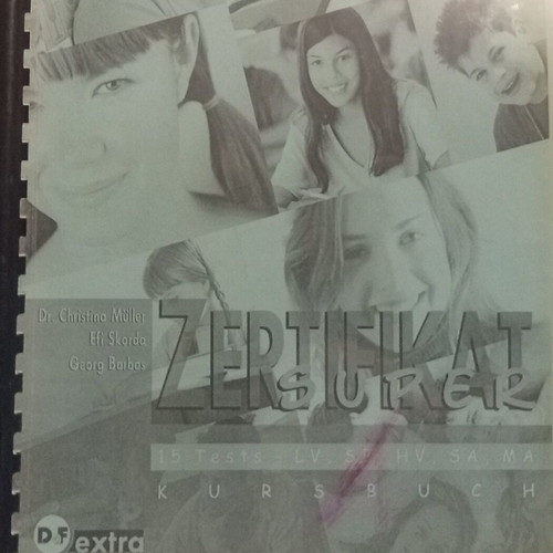 B1 Zertifikat Super Kursbuch used, German language learning book