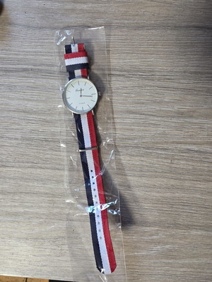 Geneva Platinum watch new with NATO strap unisex