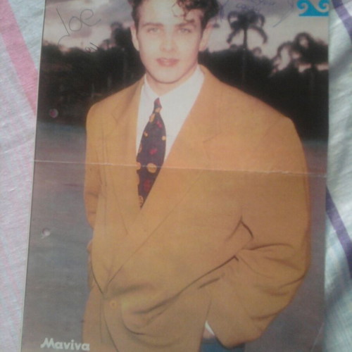 New Kids On The Block poster used, Joe McIntyre & Donnie Wahlberg