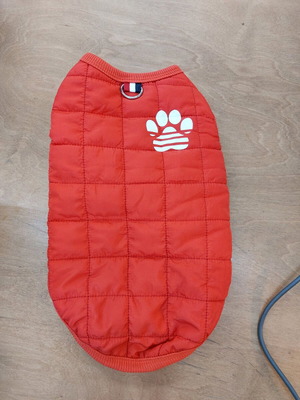 Dog jacket new, size L for up to 6 kg