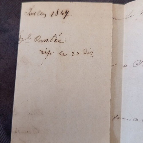 French letters used, 1845 and 1849, commercial correspondence