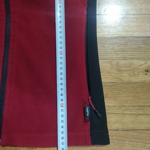Haglöfs women's fleece deep red size S like new