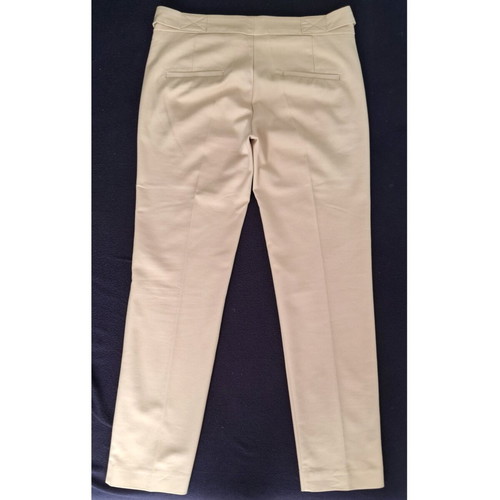 Mango fabric pants like new, beige, size S