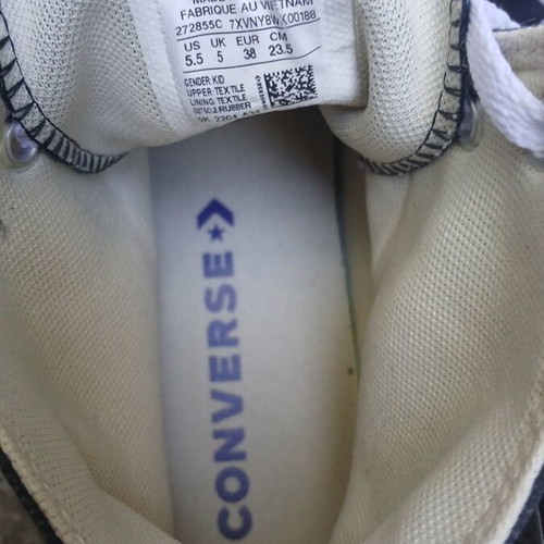 Converse Chuck Taylor All Star sneakers used, size 38, black and white