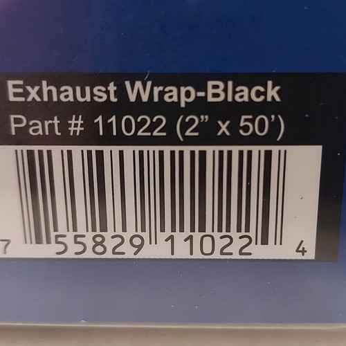 Thermo-Tec Exhaust Insulating Wrap 2" Wide Black new