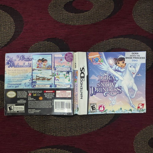 Dora Saves The Snow Princess Nintendo DS used with manual and cover