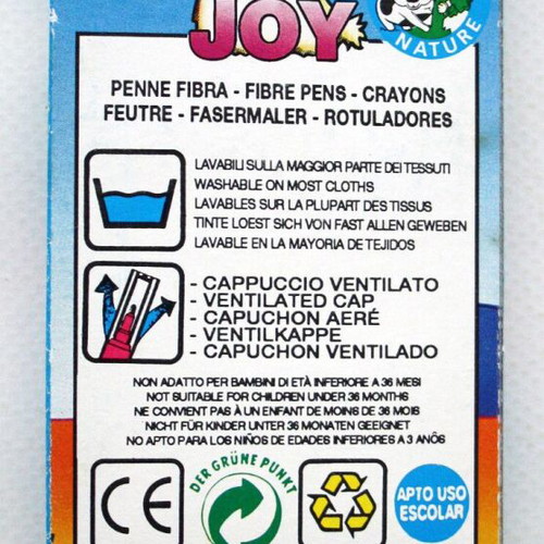 Carioca Joy 6 colored markers vintage 90's new