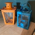 2 lanterns for tea lights