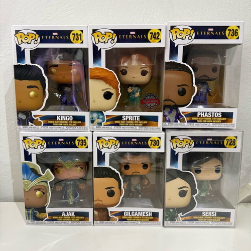 The Eternals Funko Pop bundle like new