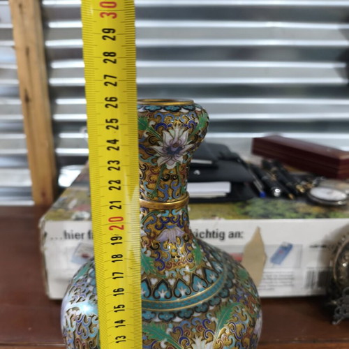 Cloisonné set like new condition