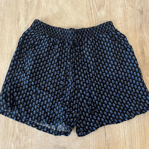 Vintage Blue Star shorts cotton silk boho size S/M like new