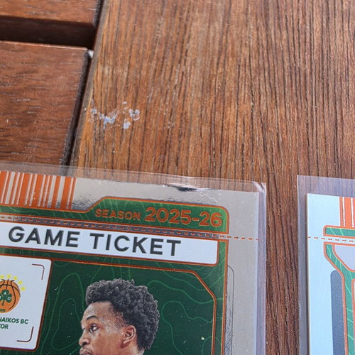 Panathinaikos cards lot, numbered and press proof inserts