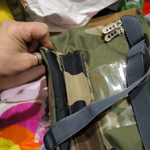 Polo insulated lunch bag like new with three compartments and inner transparency