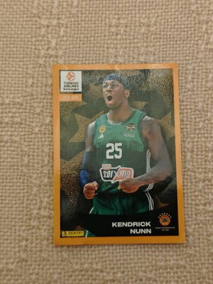 Αυτοκόλλητο Kendrick Nunn Panathinaikos Euroleague 2024-2025 ολοκαίνουργιο