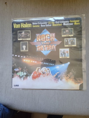 Rock The Nation vinyl used, hard rock LP