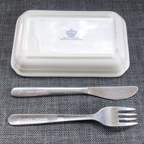Vintage Cyprus Airways Porcelain Airline Service Set like new