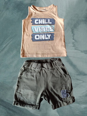 Shorts and T-shirt set for 2-3 years old 98cm