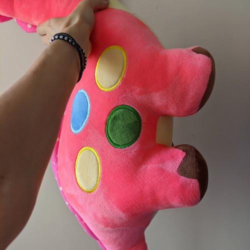 Big Dino Plush Like New Pink Dinosaur Teddy