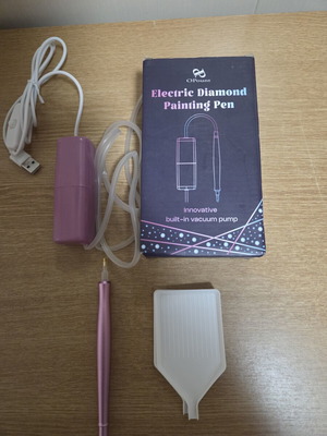 Electric Diamond Painting Pen PP OPOUNT new with vacuum pump