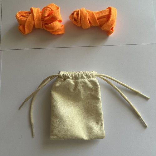 Puma x Franklin & Marshall shoelaces with pouch new, orange