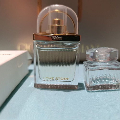 Chloe Love Story mini perfume used, 7.5 ml Eau de Parfum