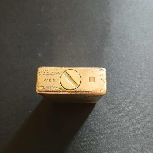 S.T. Dupont Ligne 2 lighter used with gold finish