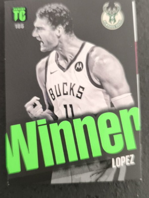 Panini Top Class 2024 NBA Basketball Lopez Bucks 185 Winner card like new