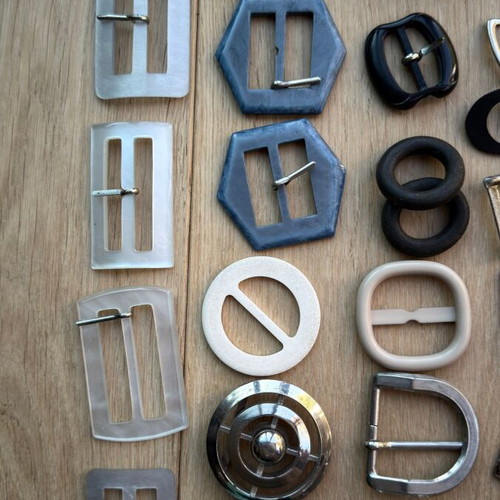 Vintage and retro belt buckles and coat fasteners collection