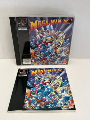 Mega Man X3 PlayStation 1 PAL game used, original disc and manual
