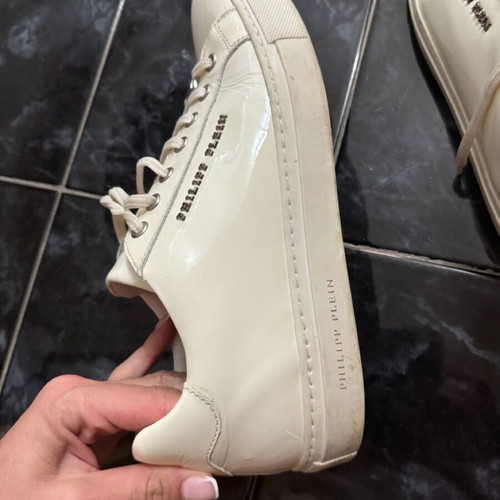 Philipp Plein white sneakers like new, size 39