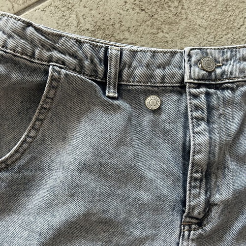 Trendyol denim shorts acid wash, high waist, size XL