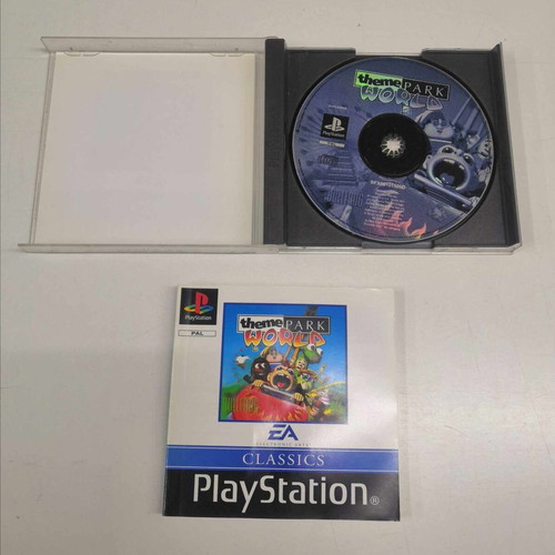 Theme Park World PlayStation 1 used, complete with booklet