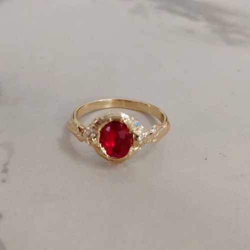 Two vintage women's rings 1960s, aluminum alloy