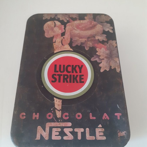 Chocolat Nestle tin box used