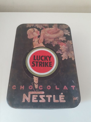 Chocolat Nestle tin box used