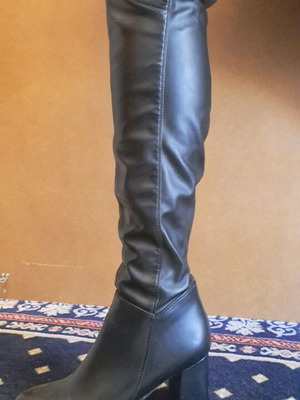 Migato over-the-knee boots like new, black, size 39