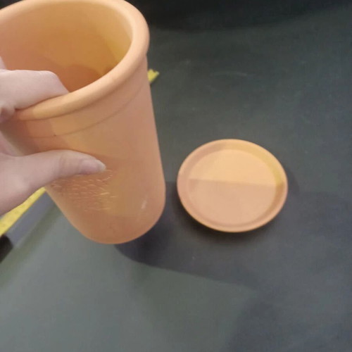 Clay container for wine bottle like new