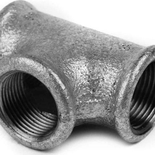 Galvanized tee 1/2'' new
