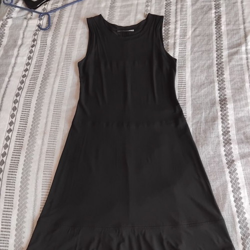 Bottega Veneta black midi dress size L like new