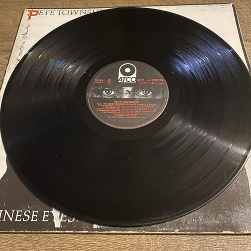 Pete Townshend Chinese Eyes LP like new, rock