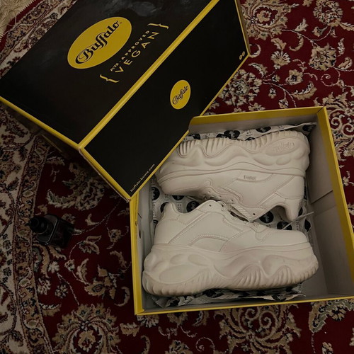 Buffalo Blader One sneakers like new, women's size 38, white