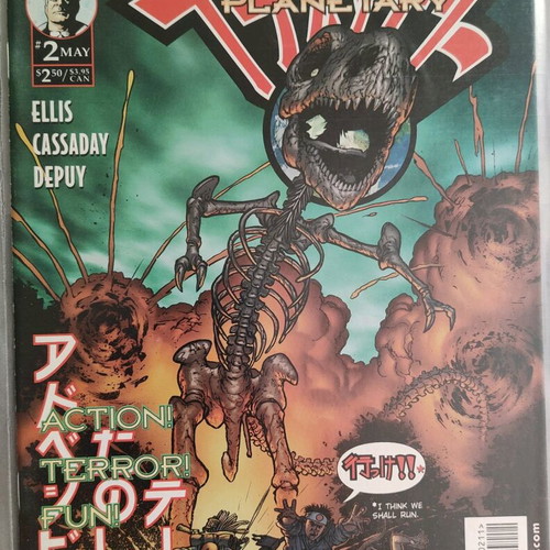 Planetary #1-3 comic series mint condition, 1999 Wildstorm edition