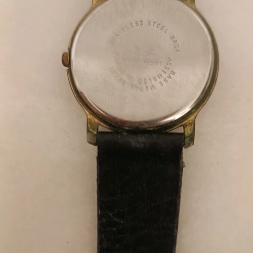 Q&Q men's watch used, silver, with date display
