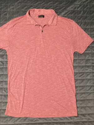 Zara men's t-shirt XL used, synthetic, pink