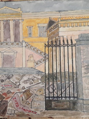 Painting Edo Polytechneio like new